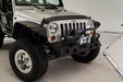 Fab Fours JK07-B1854-B Hardcore Stubby Winch Front Bumper - Truck Part Superstore