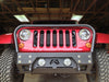 Fab Fours JK07-B1856-B FMJ Stubby Winch Front Bumper; Uncoated/Paintable; w/Grill Guard; [AWSL]; - Truck Part Superstore