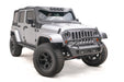 Fab Fours JK07-B1952-1 Stubby Bumper; w/Pre-Runner Guard; 2 Stage Matte Black Powder Coated; - Truck Part Superstore