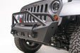 Fab Fours JK07-B1952-1 Stubby Bumper; w/Pre-Runner Guard; 2 Stage Matte Black Powder Coated; - Truck Part Superstore
