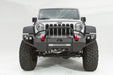 Fab Fours JK07-D1852-1 Vengeance Front Bumper; 2 Stage Black Powder Coated; Pre-Runner Guard; - Truck Part Superstore