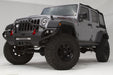 Fab Fours JK07-D1852-1 Vengeance Front Bumper; 2 Stage Black Powder Coated; Pre-Runner Guard; - Truck Part Superstore