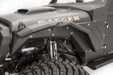 Fab Fours JK1003-1 Fender Flare; Front; Pair; Powdercoated; - Truck Part Superstore