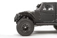 Fab Fours JK1003-1 Fender Flare; Front; Pair; Powdercoated; - Truck Part Superstore