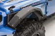 Fab Fours JK1006-1 Fender Flare; 2 Stage Black Powder Coated; Full Width Front; - Truck Part Superstore