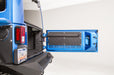 Fab Fours JK2000-1 Door Plate; Rear; Matte Black Powder Coat; - Truck Part Superstore