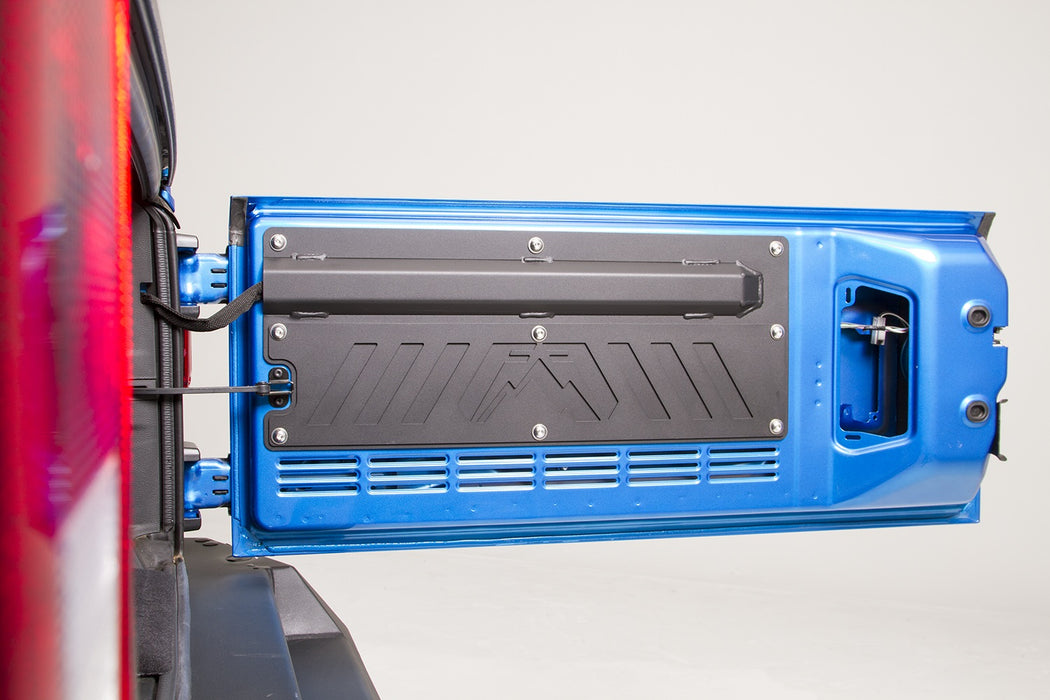 Fab Fours JK2000-B Door Plate; Rear; Bare; - Truck Part Superstore