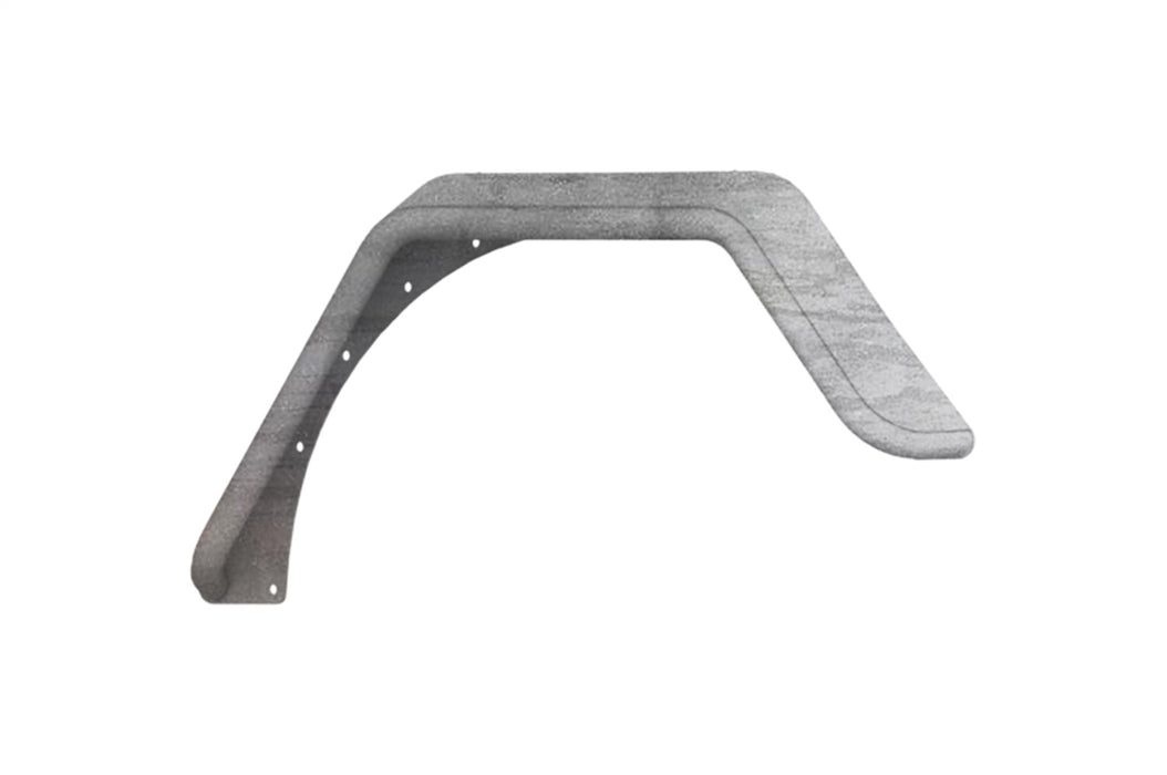 Road Armor JK200F Defender Body Armor; w/Flare; Rear Skin; Raw Steel; - Truck Part Superstore