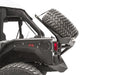 Fab Fours JK2070-B Spare Tire Carrier; Uncoated/Paintable; Slant Back Tire Carrier; [AWSL]; - Truck Part Superstore