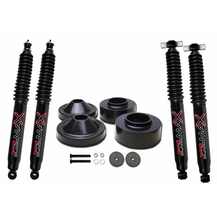 Skyjacker JK23-B Polyurethane Spacer Leveling Kit 07-18 Wrangler JK 2 Inch Front Lift 3/4 Inch Rear Lift Incl. 2-Front B85 Shocks Skyjacker - Truck Part Superstore