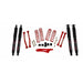 Skyjacker JK2501KCR-B Suspension Lift Kit 07-18 Wrangler JK w/Shock Black MAX Shocks 2.5-3.5 Inch Lift Incl. Rear Track Bar Brace Front And Rear Springs Classic Red Powder Coated Skyjacker - Truck Part Superstore