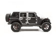Fab Fours JK3000-1 Door Skin; Front; Matte Black Powder Coat; - Truck Part Superstore