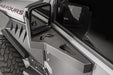 Fab Fours JK3001-B Door Skin Mirror Guard; Front; Bare; - Truck Part Superstore