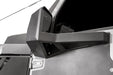 Fab Fours JK3001-1 Door Skin Mirror Guard; Front; Matte Black Powder Coat; - Truck Part Superstore
