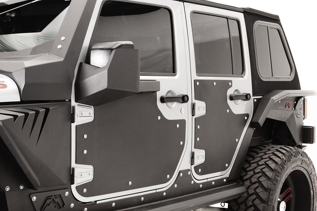 Fab Fours JK3002-B Door Skin; Rear; Bare; - Truck Part Superstore