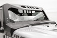 Fab Fours JK3020-1 ViCowl; Combines Roof Visor And Cowl; 2 Stage Matte Black Powdercoat; - Truck Part Superstore