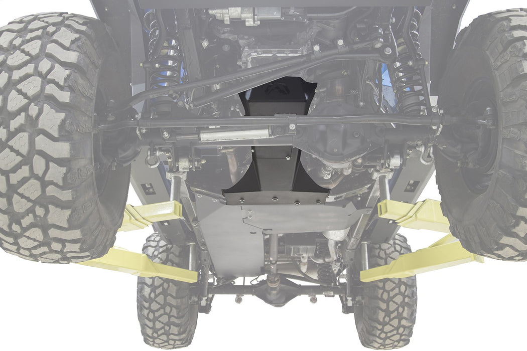 Fab Fours JK3032-B Transmission And Oil Pan Skid Plate; Uncoated/Paintable; [AWSL]; - Truck Part Superstore