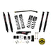 Skyjacker JK35BPBLT 3.5-4in. Dual Rate Long Travel Lift Kit With Black Max Shocks - Truck Part Superstore