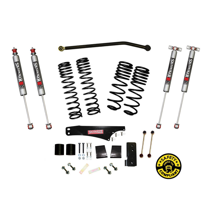 Skyjacker JK35BPMLT 3.5-4in. Dual Rate Long Travel Lift Kit With M95 Monotube Shocks - Truck Part Superstore