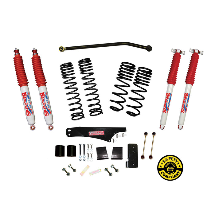 Skyjacker JK35BPNLT 3.5-4 Inch Dual Rate Long Travel Suspension Lift Kit 2 Door Nitro Shocks Skyjacker - Truck Part Superstore