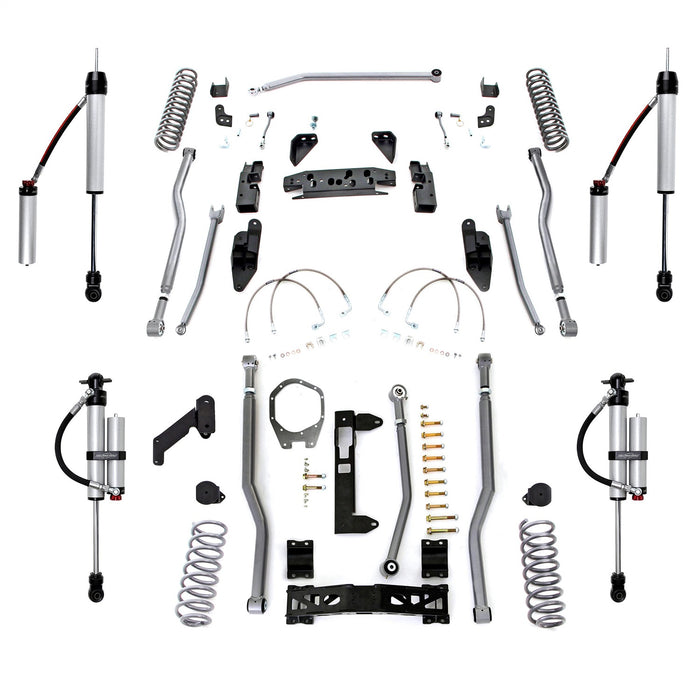 Rubicon Express JK4343MR 3.5 Inch Extreme-Duty Long Arm Lift Kit Front 4-Link and Rear 3-Link with Monotube Reservoir Shocks 07-18 Jeep JK 4 Door Rubicon Express - Truck Part Superstore