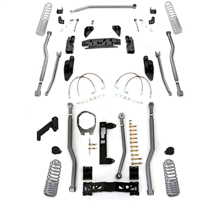 Rubicon Express JK4343P 3.5 Inch Extreme Duty 4-Link Long Arm Progressive Coil System 3 Link Rear Jeep JK Rubicon Express - Truck Part Superstore