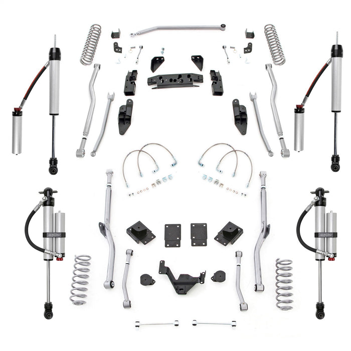 Rubicon Express JK4R23MR 3.5 Inch Extreme-Duty Long Arm Lift Kit Front and Rear 4-Link with Monotube Reservoir Shocks 07-18 Jeep JK 2 Door Rubicon Express - Truck Part Superstore