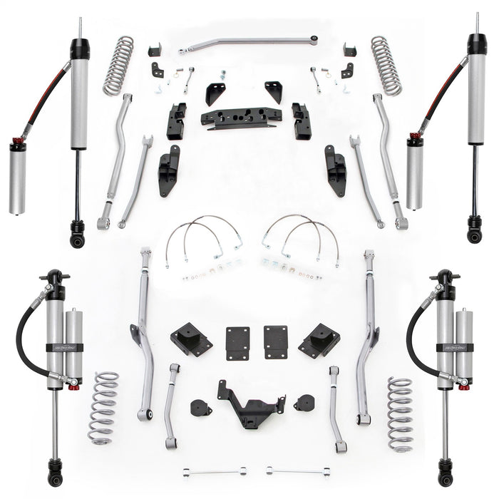 Rubicon Express JK4R43MR 3.5 Inch Extreme-Duty Long Arm Lift Kit with Monotube Reservoir Shocks 07-18 Jeep JK 4 Door Rubicon Express - Truck Part Superstore