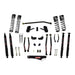 Skyjacker JK50LKLT-SX-B 5 Inch Dual Rate Long Travel Long Arm Suspension Lift Kit/Black MAX Shocks - Truck Part Superstore