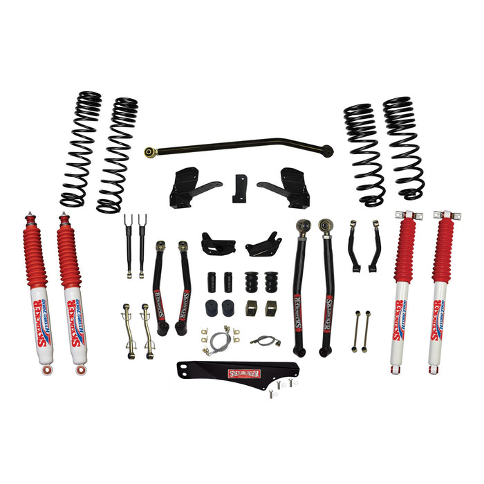 Skyjacker JK60LKLT-SX-H 6 Inch Dual Rate Long Travel Long Arm Suspension Lift Kit/Hydro 7000 Shocks - Truck Part Superstore