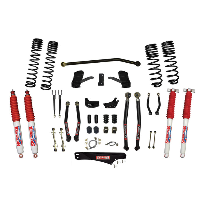 Skyjacker JK60LKLT-SX-N 6 Inch Dual Rate Long Travel Long Arm Suspension Lift Kit/Nitro 8000 Shocks - Truck Part Superstore