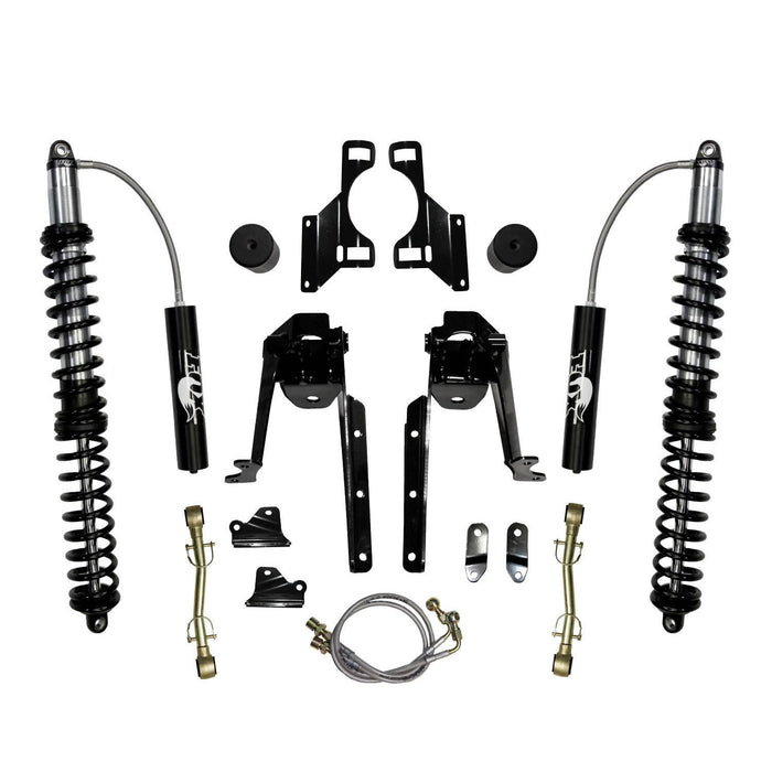 Skyjacker JK62FLSBO LeDuc Series Coil Over Kit 07-18 Wrangler JK 3.5-6 Inch Lift Includes Bolt On Mounting Brackets Bump Stop Spacers Quick Disconnect Sway Bar Links Stainless Brake Lines Skyjacker - Truck Part Superstore