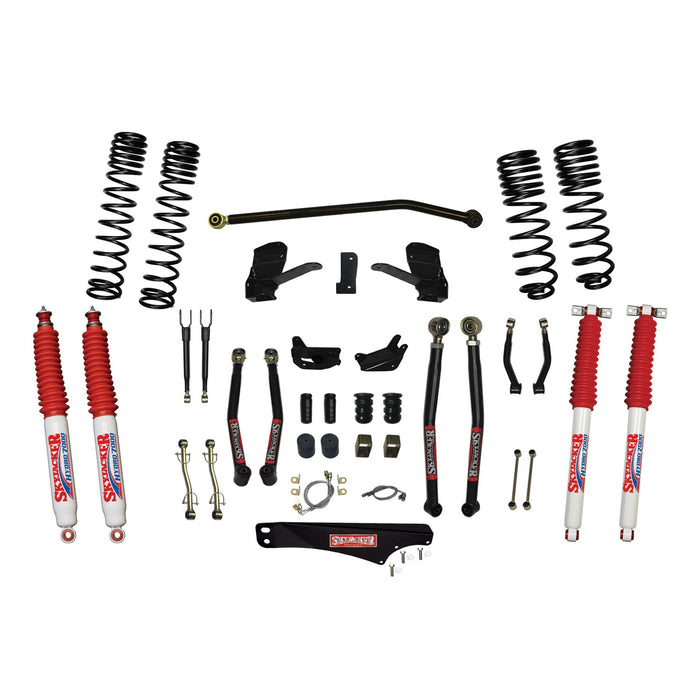 Skyjacker JK70LKLT-SX-H 7 Inch Dual Rate Long Travel Long Arm Suspension Lift Kit/Hydro 7000 Shocks - Truck Part Superstore