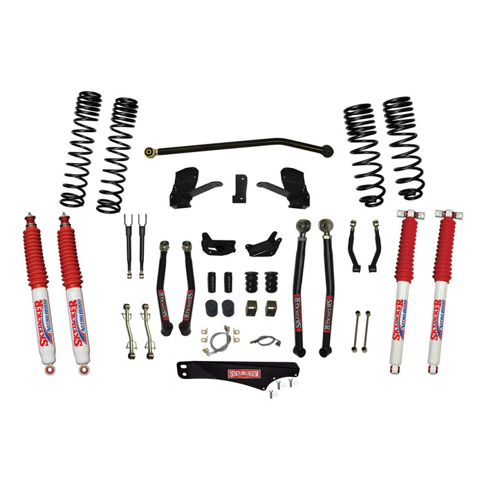 Skyjacker JK70LKLT-SX-N 7 Inch Dual Rate Long Travel Long Arm Suspension Lift Kit/Nitro 8000 Shocks - Truck Part Superstore