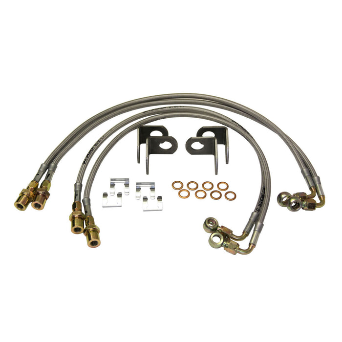 Skyjacker JKBL60 Jeep JK Stainless Steel Brake Line Kit 07-18 Wrangler JK Includes Front And Rear Brakelines Skyjacker - Truck Part Superstore