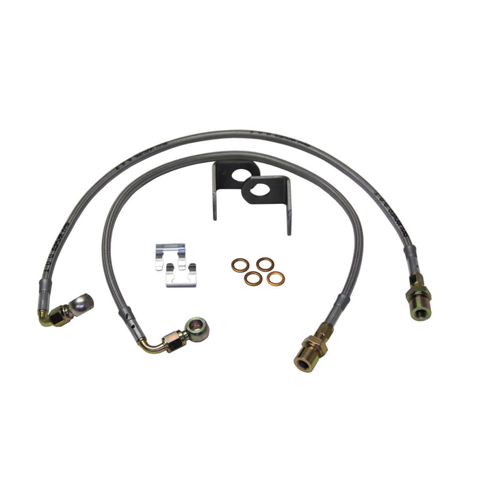 Skyjacker JKFBL60 Jeep JK Stainless Steel Brake Line 07-18 Wrangler JK Front Lift Height 4-7 Inch Pair Skyjacker - Truck Part Superstore