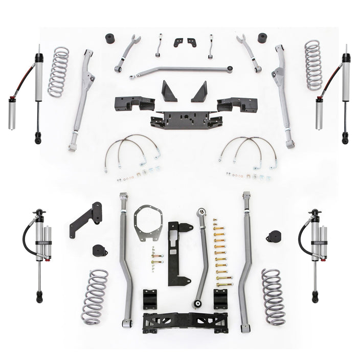 Rubicon Express JKR343MR 3.5 Inch Extreme-Duty Long Arm Lift Kit with Monotube Reservoir Shocks 07-18 Jeep JK Wrangler 4 Door Rubicon Express - Truck Part Superstore