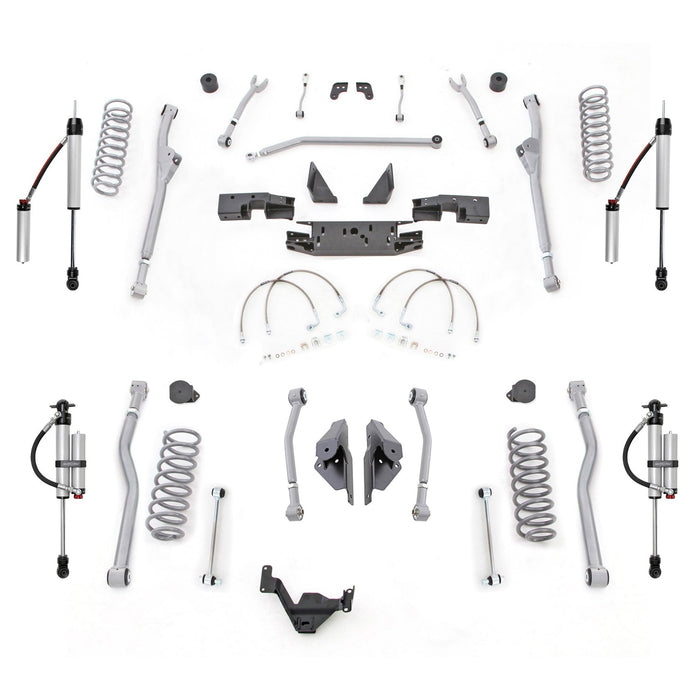 Rubicon Express JKR423MR 3.5 Inch Extreme-Duty Long Arm Lift Kit Front 4-Link and Rear Radius with Monotube Reservoir Shocks 07-18 Jeep JK 2 Door Rubicon Express - Truck Part Superstore