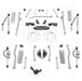 Rubicon Express JKR423MR 3.5 Inch Extreme-Duty Long Arm Lift Kit Front 4-Link and Rear Radius with Monotube Reservoir Shocks 07-18 Jeep JK 2 Door Rubicon Express - Truck Part Superstore