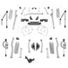 Rubicon Express JKR443MR 4.5 Inch Extreme-Duty Long Arm Lift Kit Front Radius and Rear 4-Link with Monotube Reservoir Shocks 07-18 Jeep JK 4 Door Rubicon Express - Truck Part Superstore