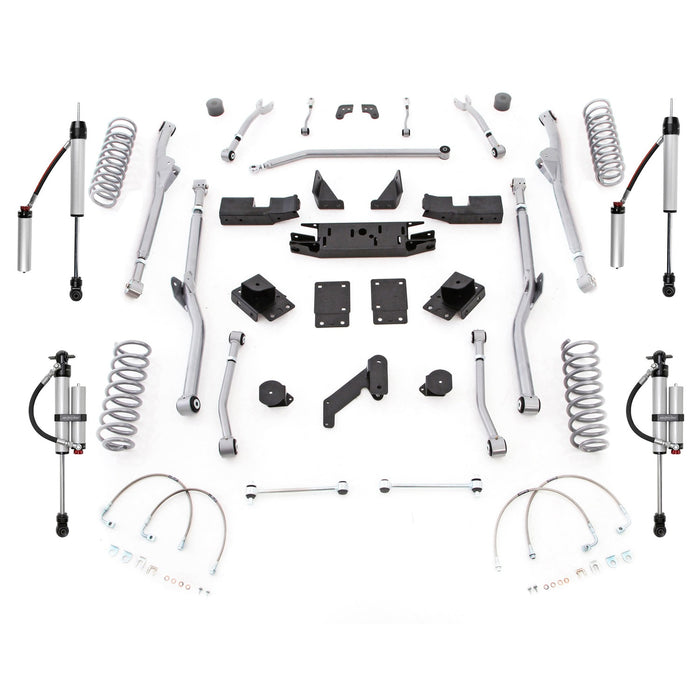 Rubicon Express JKRR43MR 3.5 Inch Extreme-Duty Long Arm Lift Kit with Monotube Reservoir Shocks 07-18 Jeep Wrangler 4 Door Rubicon Express - Truck Part Superstore