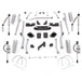 Rubicon Express JKRR43MR 3.5 Inch Extreme-Duty Long Arm Lift Kit with Monotube Reservoir Shocks 07-18 Jeep Wrangler 4 Door Rubicon Express - Truck Part Superstore