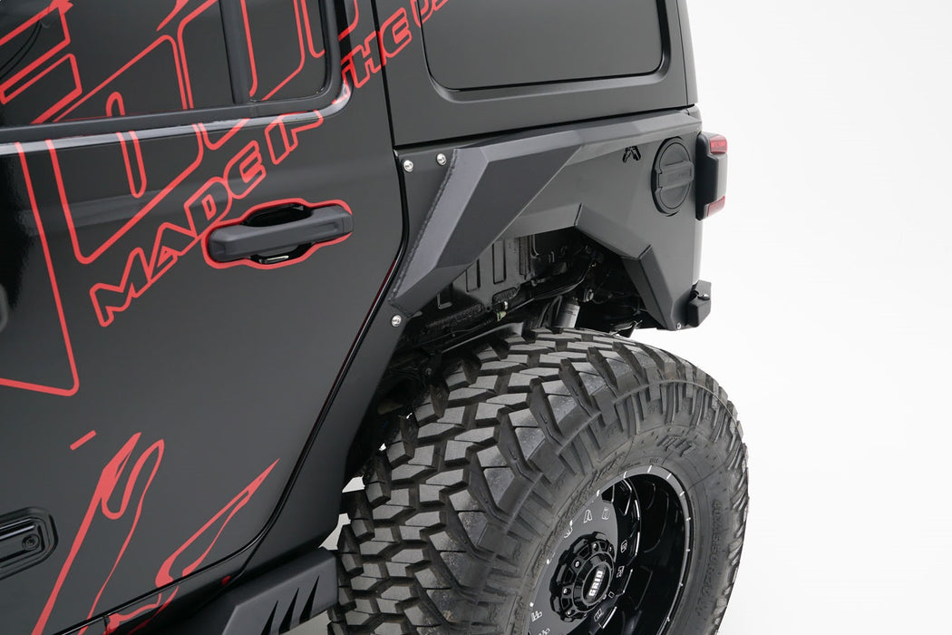 Fab Fours JL1001-B Fender; Rear; 11 Gauge Steel Construction; Bare; - Truck Part Superstore