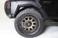 Fab Fours JL1008-1 Inner Fender; 2 Stage Black Powder Coat; Rear; For PN[JL2001-B]; - Truck Part Superstore