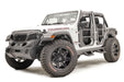 Fab Fours JL1030-1 Full Tube Doors; Front Door; 2 Stage Matte Black Powder Coat; - Truck Part Superstore
