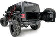 Fab Fours JL18-Y1851-B Heavy Duty Rear Bumper; 3/16 In. Gauge Steel Construction; Bare; - Truck Part Superstore