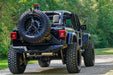 Fab Fours JL2070-B Spare Tire Carrier; Slant Back Tire Carrier; Bare; - Truck Part Superstore