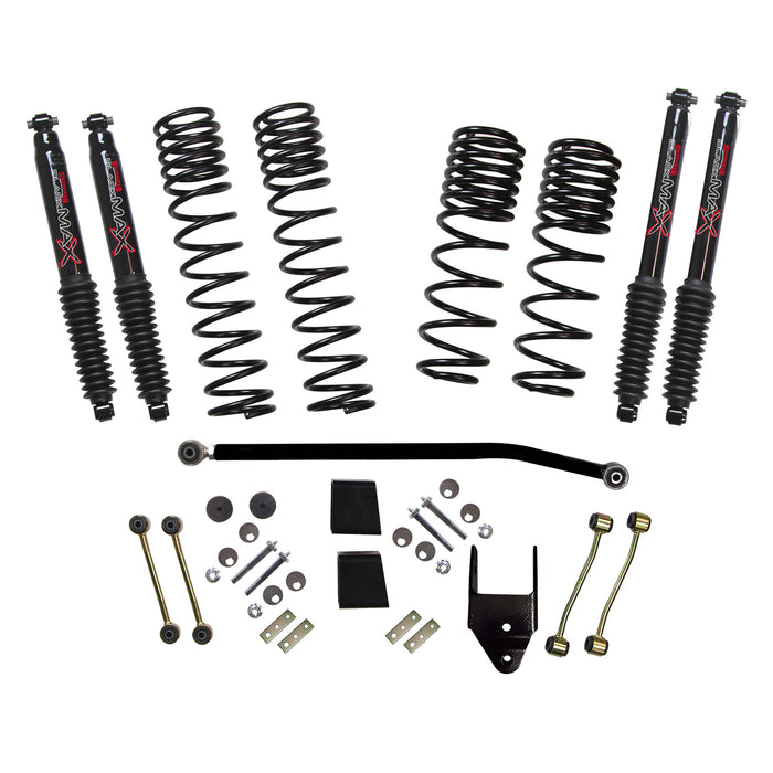 Skyjacker JL40BPBLTD Jeep JL Diesel 3.5-4.0 Inch Dual Rate Long Travel Suspension Lift W/Black MAX Shocks 2020 Wrangler JL Non-Rubicon Skyjacker - Truck Part Superstore
