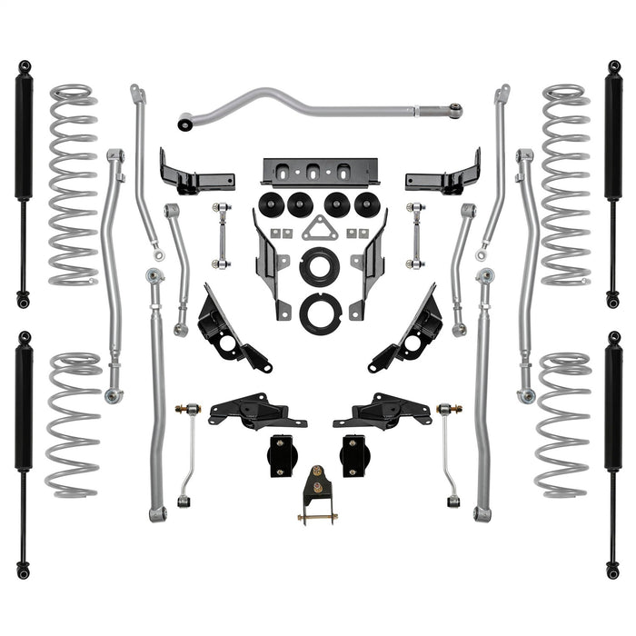 Rubicon Express JL4444T Extreme Duty 4-Link Long Arm System w/Shocks - Truck Part Superstore