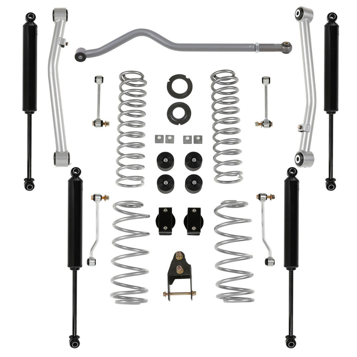 Rubicon Express JL7102T 3.5-4.5 Inch Standard Coil Lift Kit with Twin Tube Shocks 18-Current Jeep Wrangler JL 4 Door Rubicon Express - Truck Part Superstore